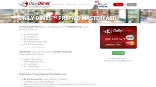 Daily Dimes - Prepaid MasterCard