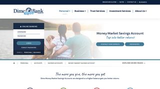 Money Market Savings Account | CT RI Money Market Rates | Dime ...
