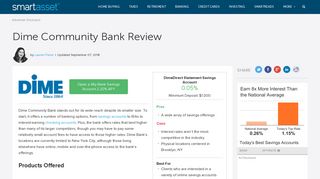 Dime Community Bank Review | SmartAsset.com