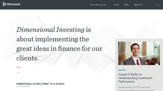 Dimensional Fund Advisors | Dimensional Investing