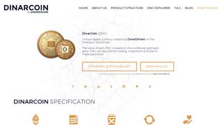 Dinar Coin Official Website