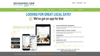 Restaurant.com | Mobile