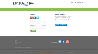 My Account - Restaurant.com