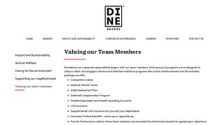 Valuing our employees - Dine Brands