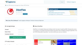 DinePlan Reviews and Pricing - 2019 - Capterra