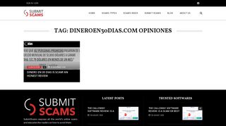 Dineroen30dias.com Opiniones SCAM ALERT | FORUM - Submit ...