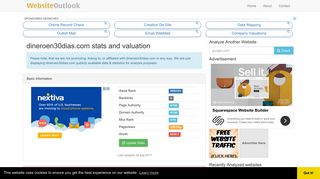 Dineroen30dias : Website stats and valuation
