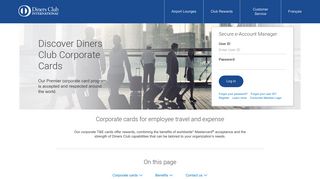 Corporate Cards for Employee T&E | Diners Club - Diners Club Canada