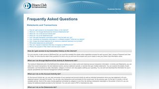 Statements and Transactions - MyDinersClub.com