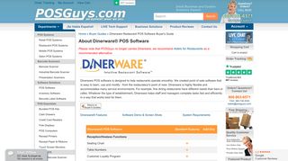 Dinerware Restaurant POS Software | POSGuys.com