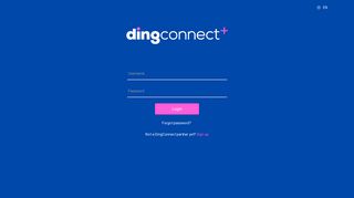 DingConnect - Login