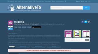 Dingaling Alternatives and Similar Apps and Websites - AlternativeTo ...