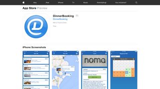 DinnerBooking on the App Store - iTunes - Apple