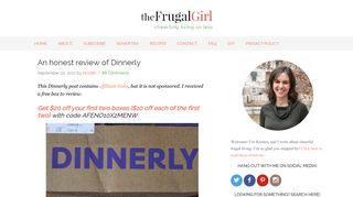 An honest review of Dinnerly - The Frugal Girl