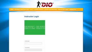 Instructor Login | Dance It Out (DIO) ® - Meet… The Blanks!