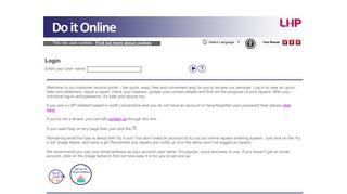 Do it Online - LHP - Lincolnshire Housing Partnership