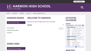 Enrollment - JC Harmon High School - School Loop