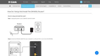 How do I setup and install the DIR-850L router? Singapore