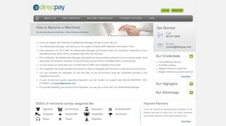 Direcpay - Credit Card Merchant Accounts Payment Gateway India