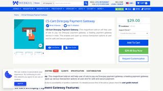 CS-Cart Direcpay Payment Gateway | Direcpay Integration - WebKul
