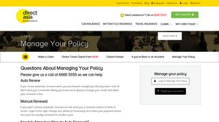 Managing Your Insurance Policy | DirectAsia Insurance
