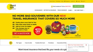 Annual Travel Insurance Online | DirectAsia Insurance