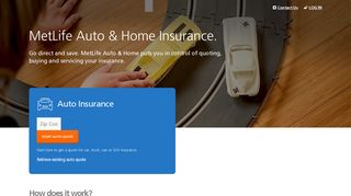 MyDirect Auto Insurance | MetLife Auto & Home