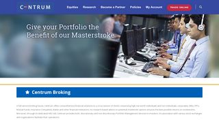 Centrum Broking - Your aim is our only target