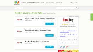DirectBuy Coupons, Promo Codes February, 2019 - Coupons.com