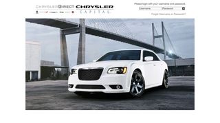 Chrysler Direct - Login Page