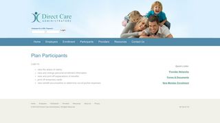 Plan Participants - Direct Care Administrators