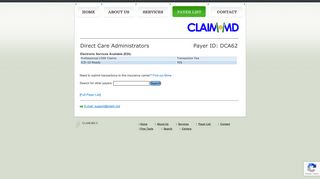 CLAIM.MD - Direct Care Administrators