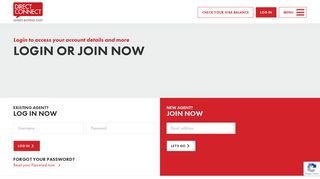 Login to access your account details and more | Direct Connect