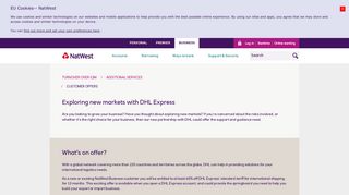 Exporting with DHL | NatWest - NatWest business bank