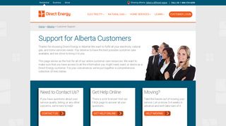 Customer Support in Alberta | Direct Energy