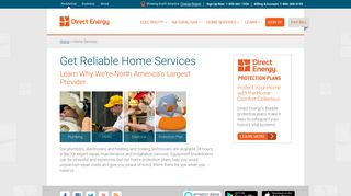 Heating, Cooling, Plumbing & Electricity Services | Direct Energy