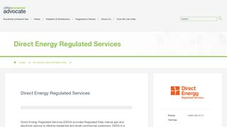 Utilities Consumer Advocate - Direct Energy Regulated Services