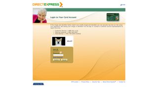 Reset Password? - Direct Express ®