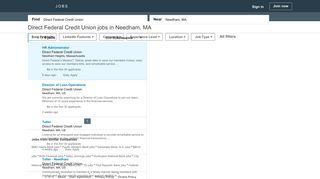 7 Direct Federal Credit Union Jobs in Needham, MA | LinkedIn