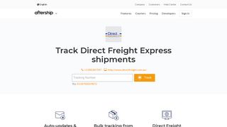 Direct Freight Express Tracking - AfterShip