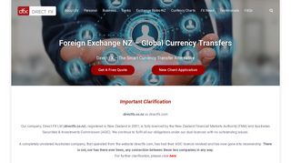 Direct FX: Foreign Exchange NZ – FX Rate – Currency Exchange NZ