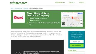 Learn more about Direct General Auto Insurance | Compare.com