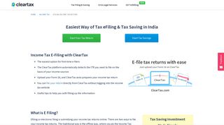 Efiling Income Tax Return 2017-18 for Free - Guide on e filing ITR 2019