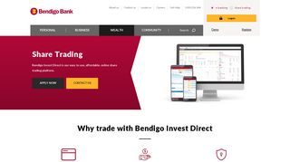 Share trading - Bendigo Bank