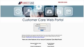 Direct Line Customer Care Portal