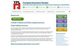 Direct Line Public Liability Insurance