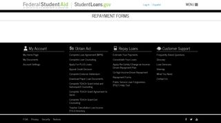 Federal Student Loan Forms - StudentLoans.gov