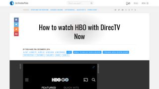 How to watch HBO with DirecTV Now - TechnoBuffalo