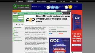 Gamasutra - Direct2Drive is back under new owner: GameFly Digital ...