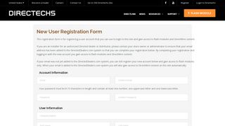 Register - Directechs | Designed by installers for installers.